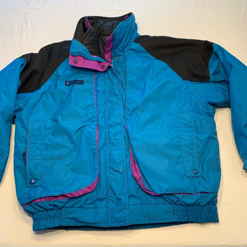Vintage Columbia Powder Keg Interchange Jacket W/ Reversible Liner Women’s XL - Picture 2 of 12